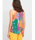 Top Hojas Multicolor Aldo Martins Mujer