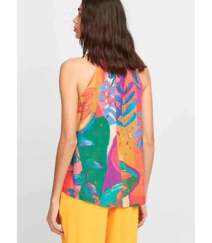Top Hojas Multicolor Aldo Martins Mujer