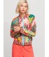 Chaqueta Punto Flores Aldo Martins Mujer