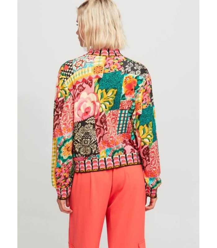 Chaqueta Punto Flores Aldo Martins Mujer