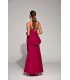 Vestido Frambuesa Lazo Moskada Mujer