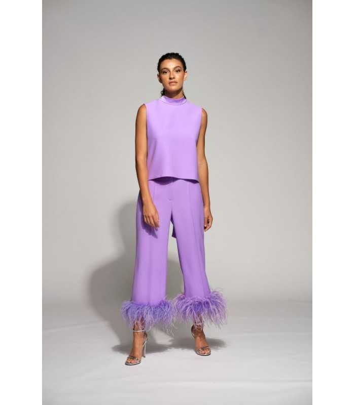 Pantalón Verde Plumas Moskada Mujer