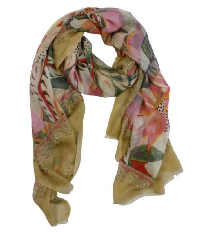 Fular Estampado Tonos Pasteles Noga Mujer