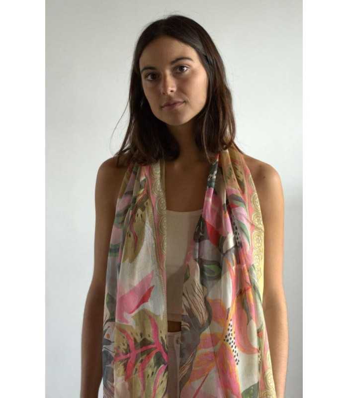 Fular Estampado Tonos Pasteles Noga Mujer