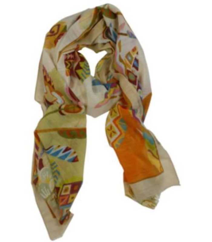 Fular Estampado Azteca Noga Mujer