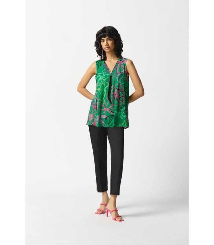 Top Verde Floral Joseph Ribkoff Mujer