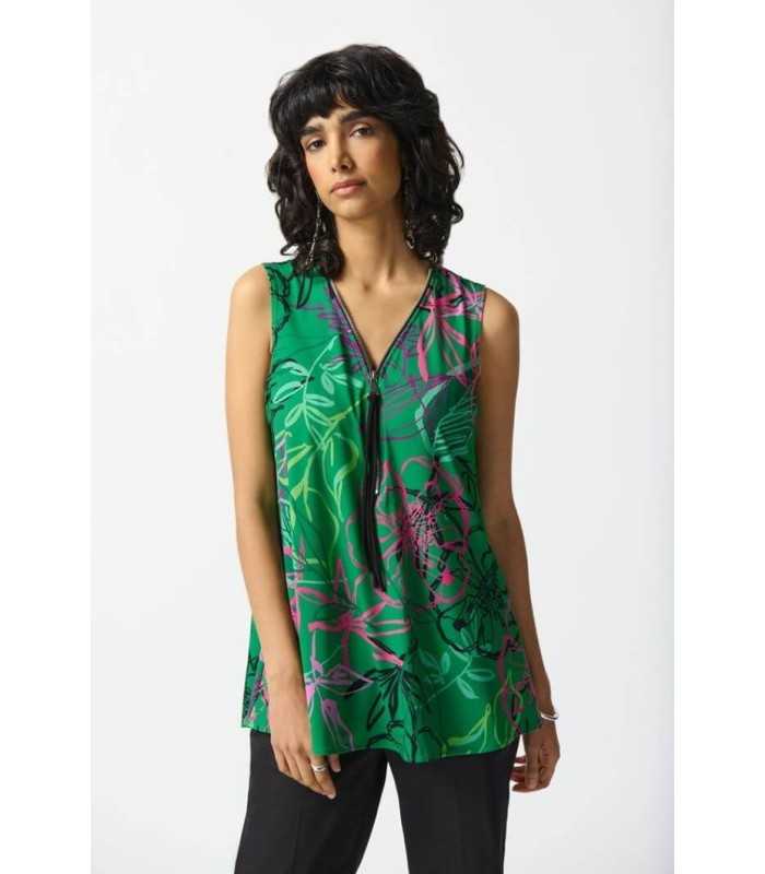 Top Verde Floral Joseph Ribkoff Mujer