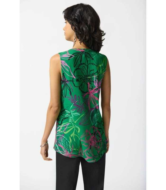 Top Verde Floral Joseph Ribkoff Mujer