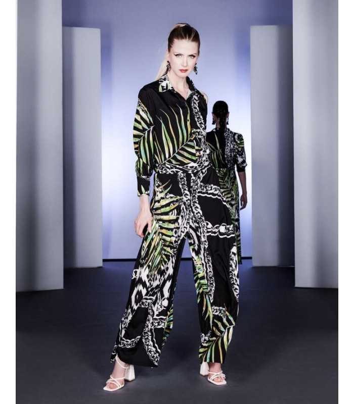 Pantalón Estampado Tropical Laftylie Mujer