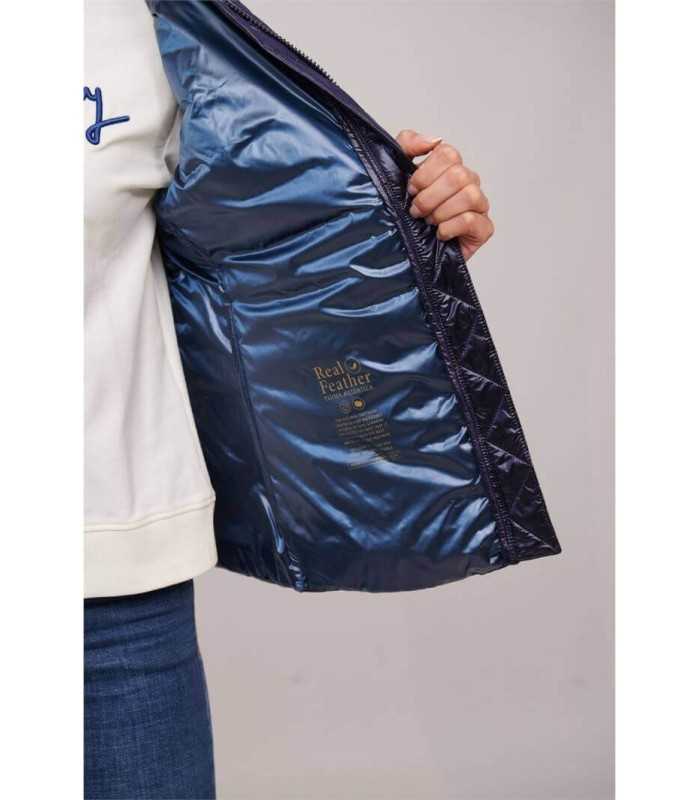 Plumífero Básico Navy Henry Arroway Mujer