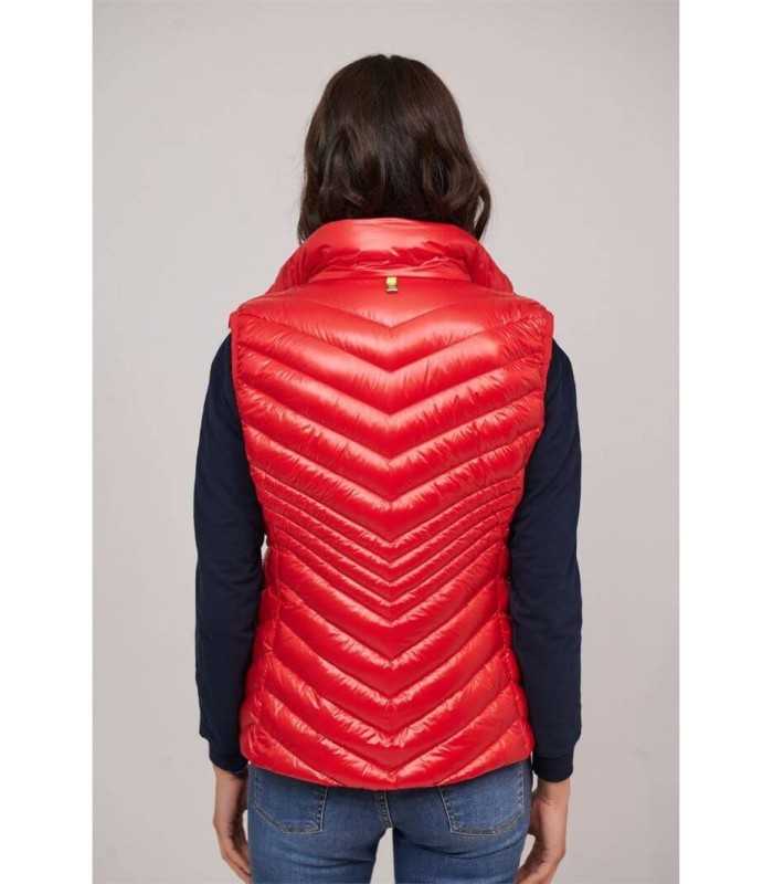 Chaleco Básico Rojo Henry Arroway Mujer
