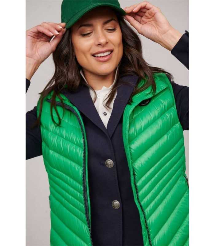 Chaleco Básico Verde Henry Arroway Mujer