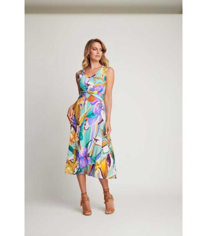 Vestido Estampado Flores Piero Moretti Mujer