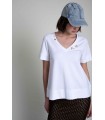 Camiseta Negro Detalles Metálicos Pisonero Mujer