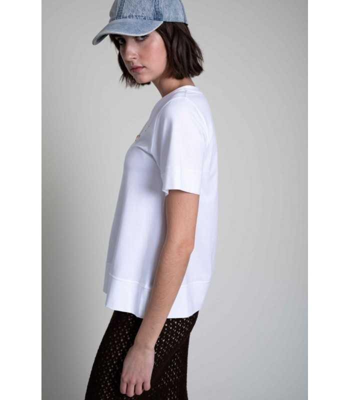 Camiseta Negro Detalles Metálicos Pisonero Mujer