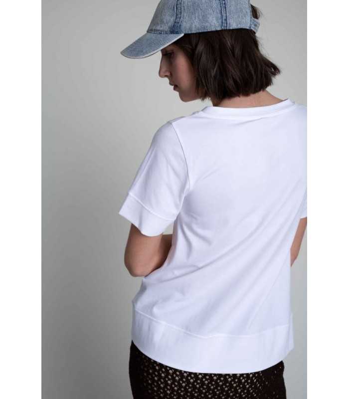 Camiseta Negro Detalles Metálicos Pisonero Mujer