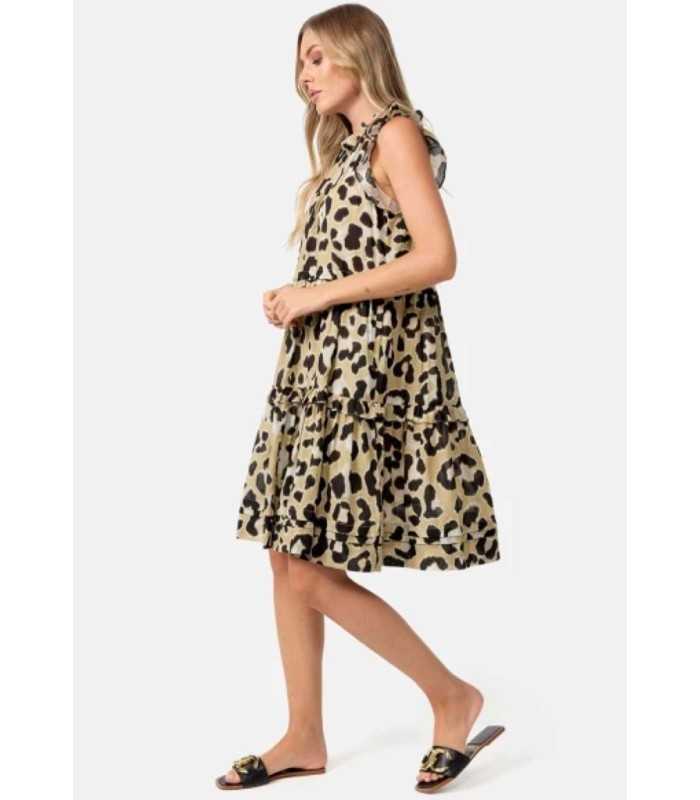 Vestido Vuelo Manchas Catnoir Mujer