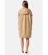 Vestido Camel Capucha Catnoir Mujer