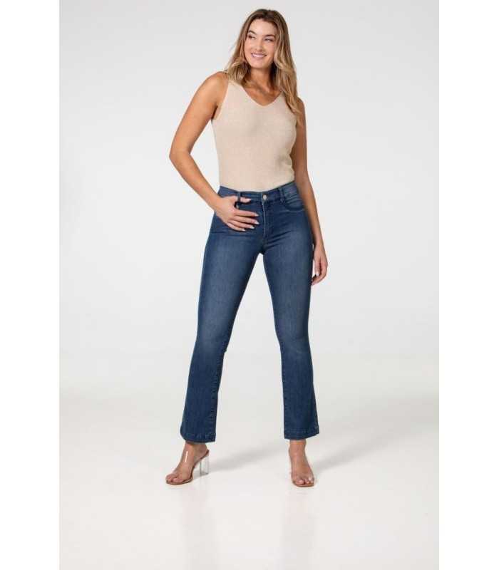 Pantalón Acampanado Vaquero Kleymac Mujer