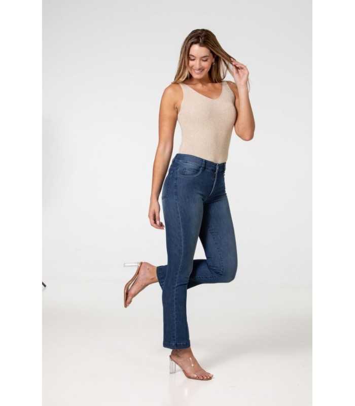 Pantalón Acampanado Vaquero Kleymac Mujer