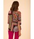 Camiseta Punto Patchwork Anna Mora Mujer