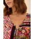 Camiseta Punto Patchwork Anna Mora Mujer