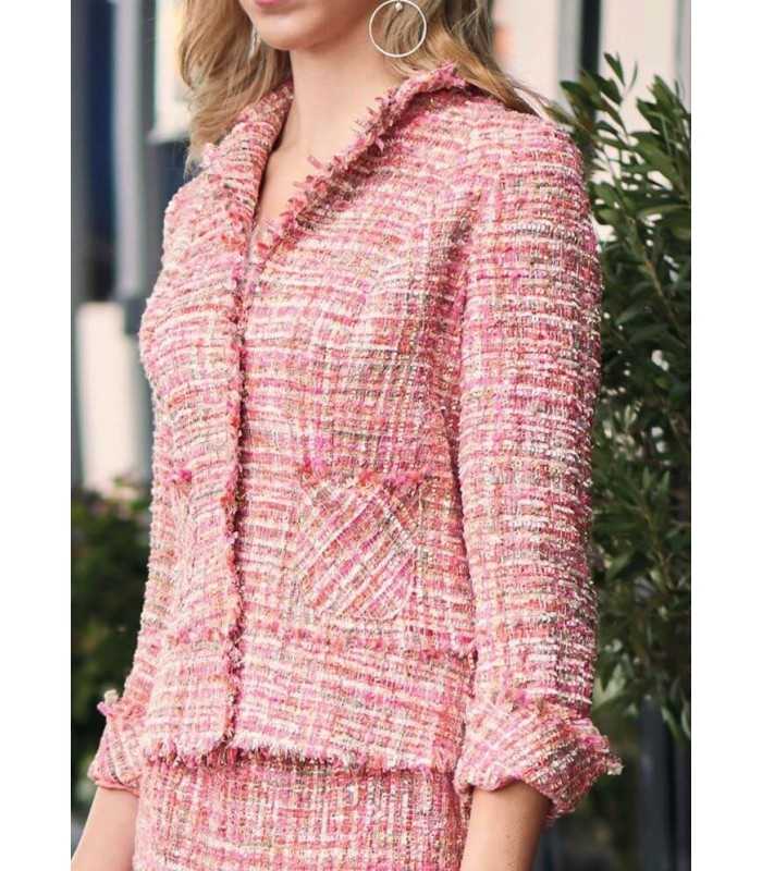 Chaqueta Chanel Rosa Carmela Rosso Mujer