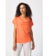 Top Escote Fluido Naranja Joseph Ribkoff Mujer