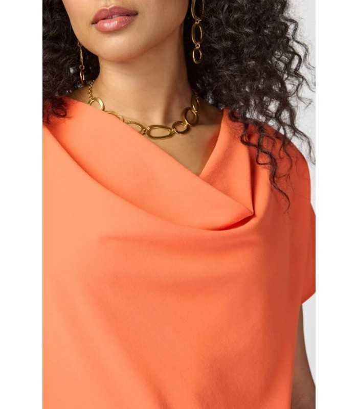 Top Escote Fluido Naranja Joseph Ribkoff Mujer