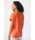 Top Escote Fluido Naranja Joseph Ribkoff Mujer