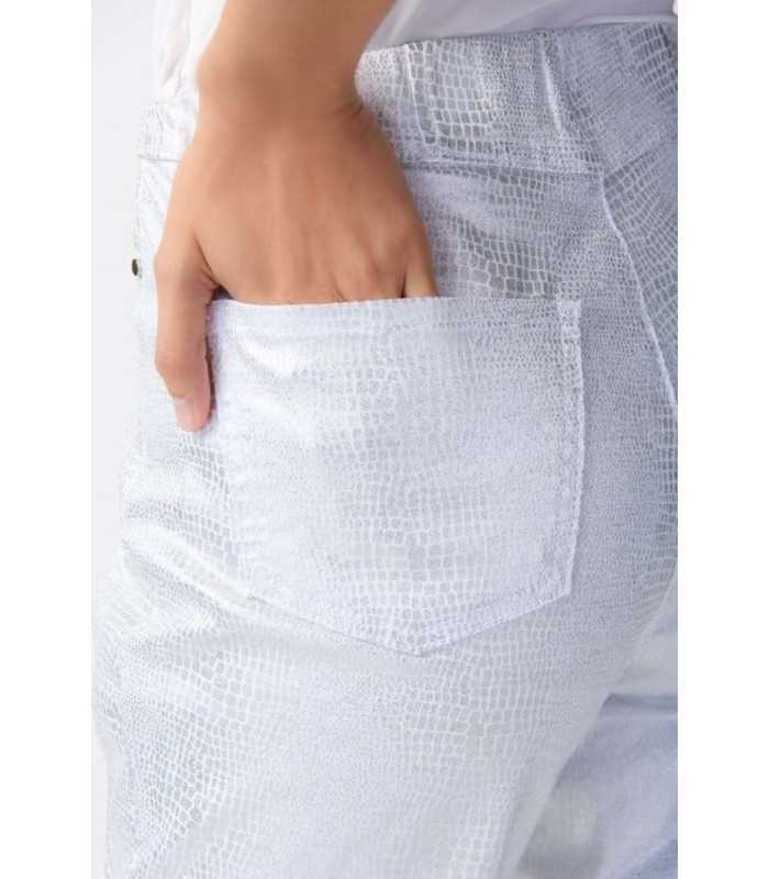 Pantalón Metalizado Estampado Joseph Ribkoff Mujer