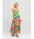 Vestido Largo Flores Aldo Martins Mujer
