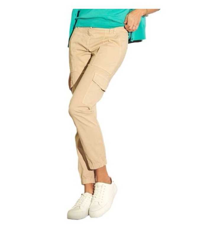 Pantalón Cargo Camel Cambio Mujer
