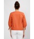 Blusa Naranja Nudos Dismero Mujer