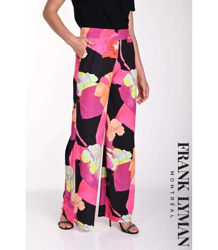 Pantalón Estampado Flores Frank Lyman Mujer