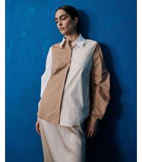 Camisa Tricolor Sfizio Mujer
