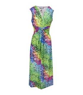Vestido Estampado Multicolor Carmela Rosso Mujer