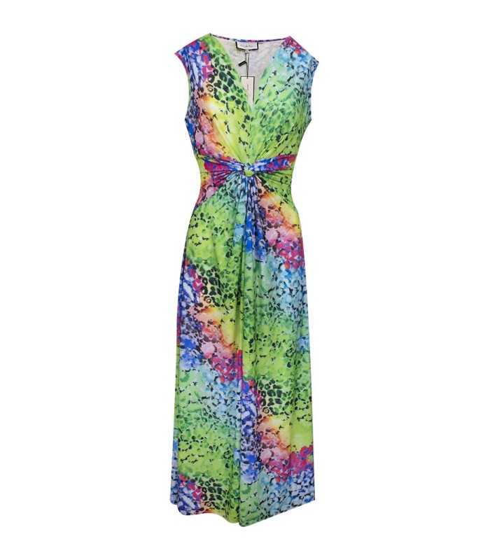 Vestido Estampado Multicolor Carmela Rosso Mujer