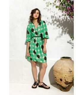 Vestido Estampado Lunares Maria Bellentani Mujer