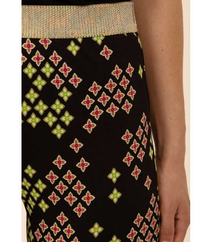 Pantalón Estampado Geométrico Anna Mora Mujer