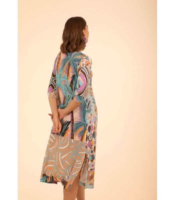 Vestido Punto Estampado Anna Mora Mujer