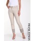 Pantalón Beige Vaquero Frank Lyman Mujer