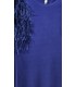 Vestido Tinta Plumas Moskada Mujer