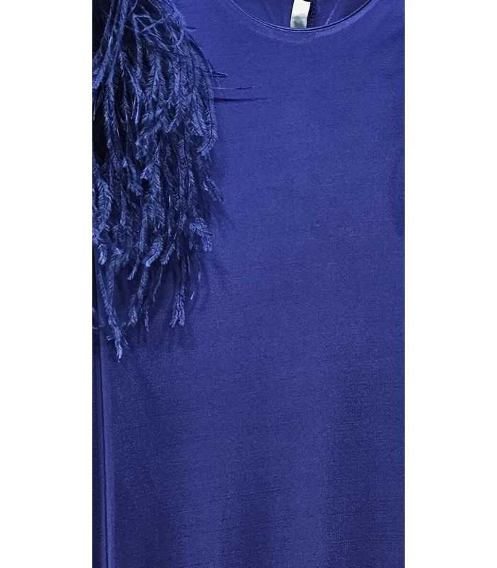 Vestido Tinta Plumas Moskada Mujer