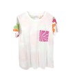 Camiseta Blanca Flores Pisonero Mujer