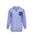 Camisa Rayas Azules Maria Bellentani Mujer