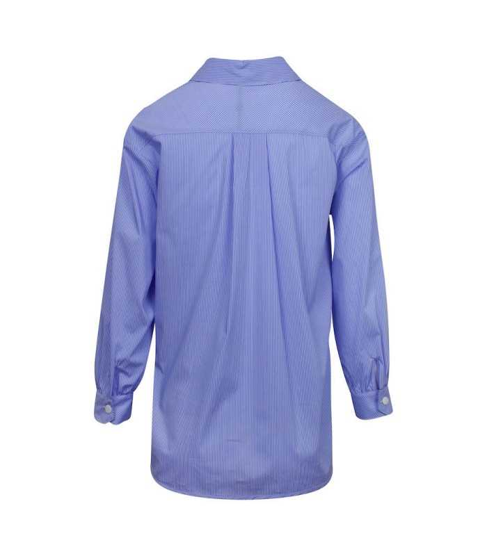 Camisa Rayas Azules Maria Bellentani Mujer