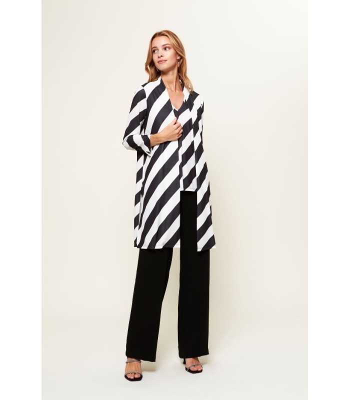 Pantalón Ancho Marino Luis Civit Mujer