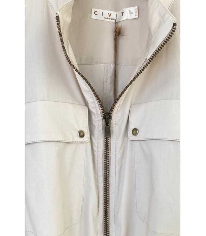 Vestido Largo Camisero Civit Mujer