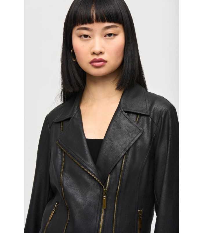 Chaqueta Negra Metalizada Joseph Ribkoff Mujer